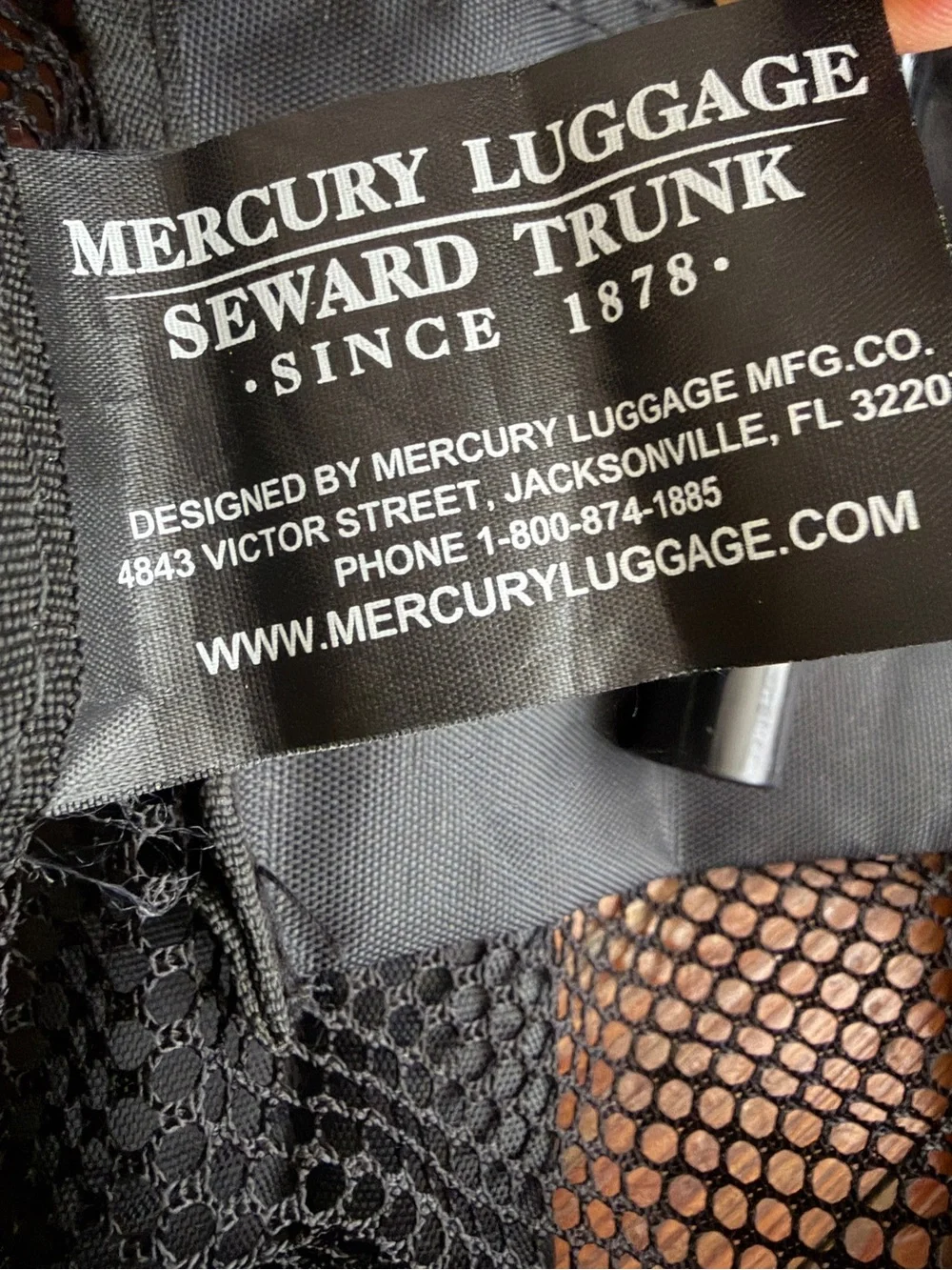 Vintage 00s Coronado black mesh see thru backpack 5x11x17”